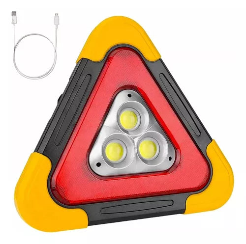 TRIANGULO DE SEÑALIZACION RECARGABLE 4652