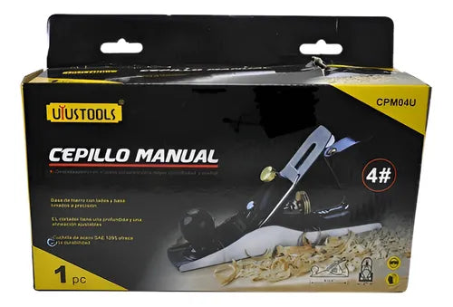 Cepillo Manual Para Madera # 4 CPM04U Uyustools