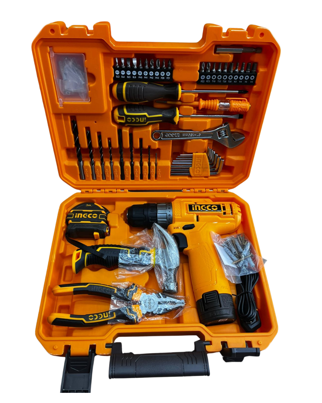 Taladro Atornillador Ingco Inalámbrico 12v 89PC CDLI12428
