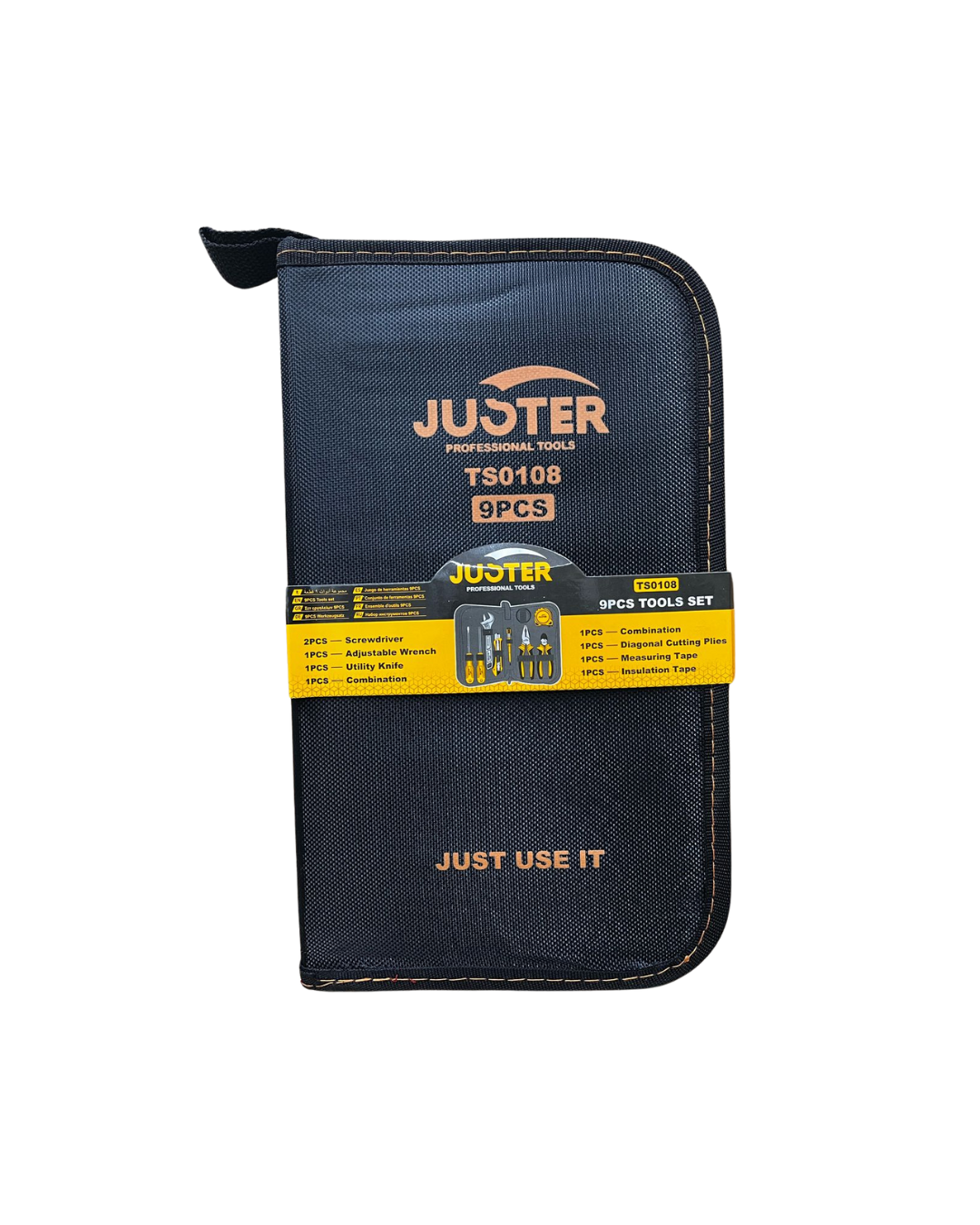 Kit de herramientas con estuche en lona JUSTER TS0108