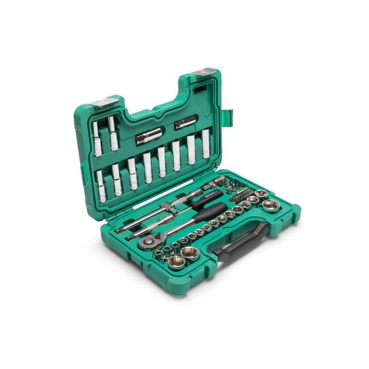 Juego Copas 1/2" 6 Puntas Altas y Bajas - Puntas 60pz mm ST09007