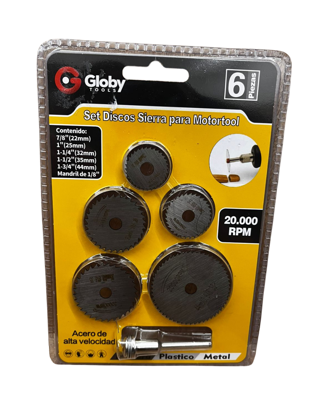 Set Discos De Sierra Mototools X 6 Unidades RT202404