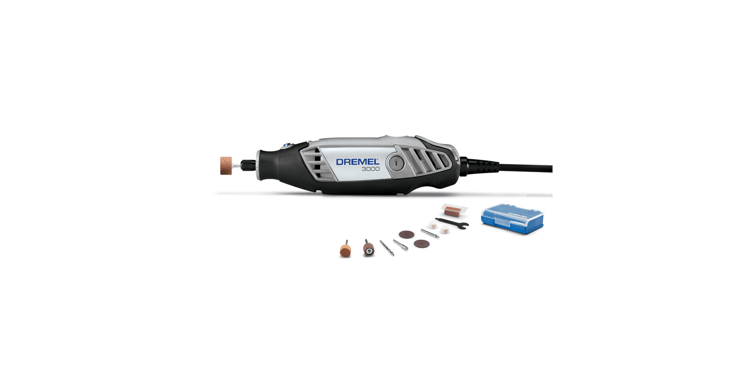 Set Motortool Dremel 3000 + 10 Accesorios Dremel REF 300-0PA