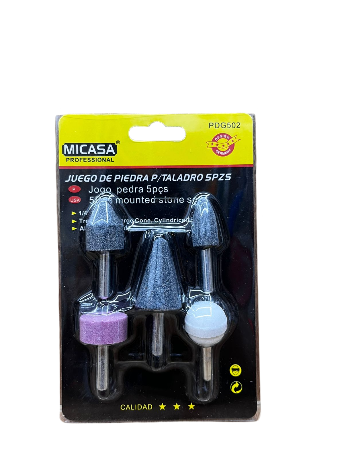 Set de fresas para Mototool X5PC PDG505