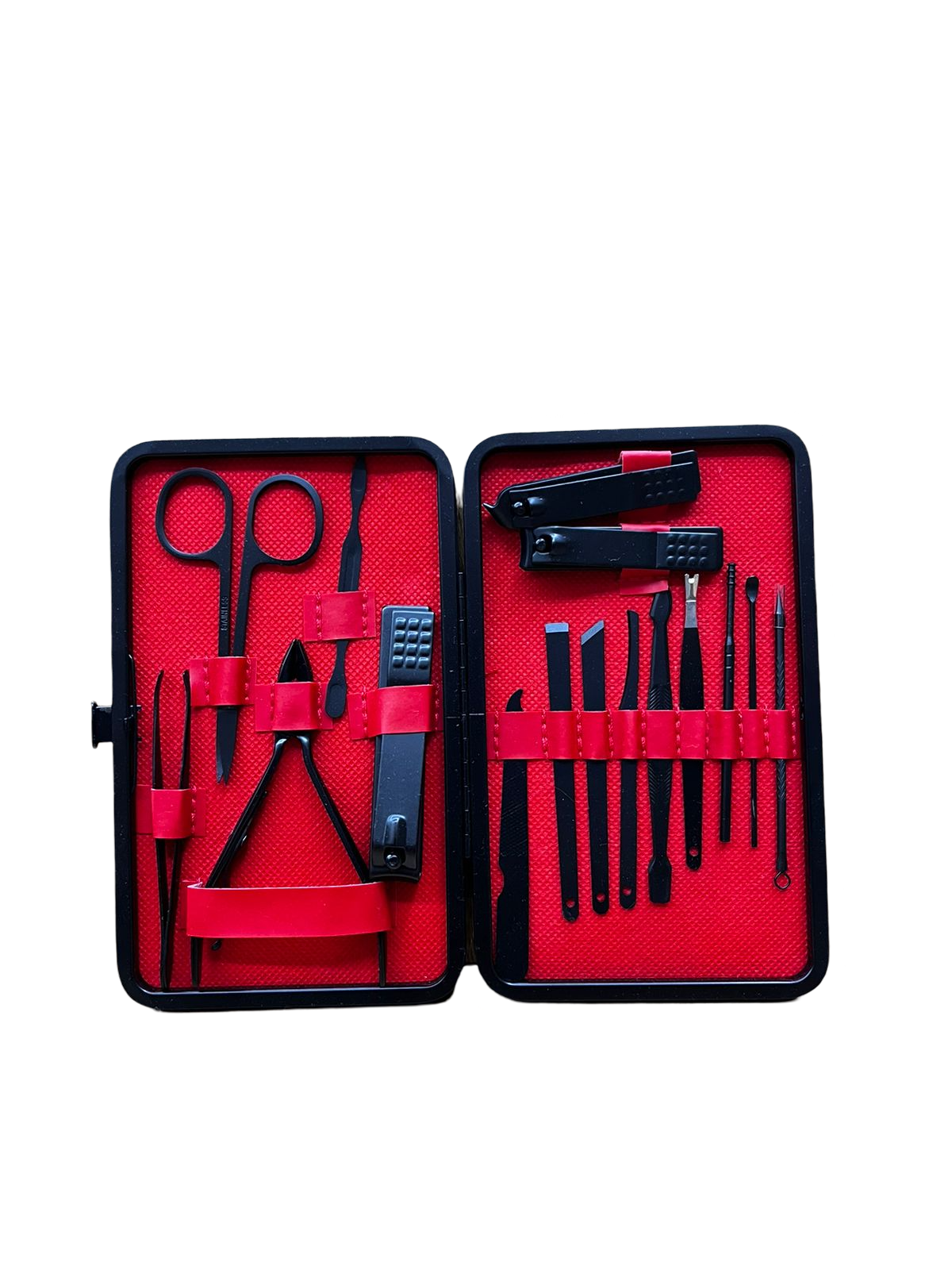 Set de Manicure en Acero negro K-71B-1
