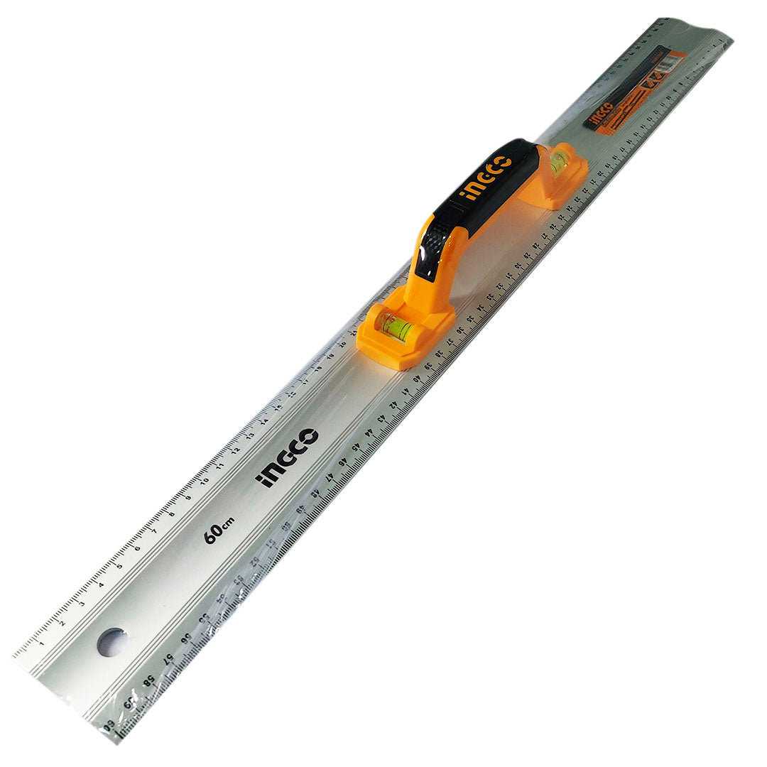 Regla de Aluminio de 60cm Con Nivel REF HAR01060