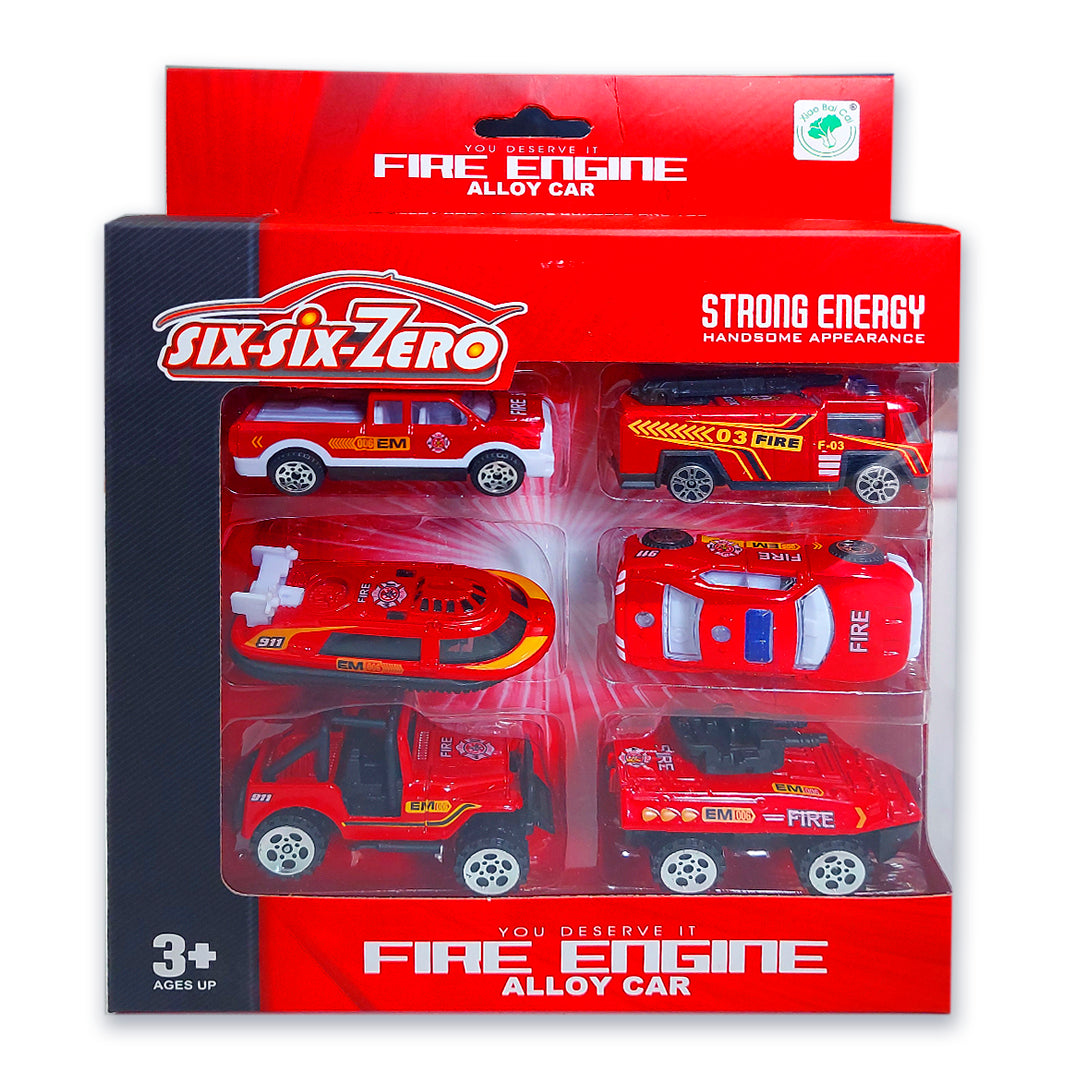 Set de Autos de Vehículos de Policía y Bomberos REF 660-A126