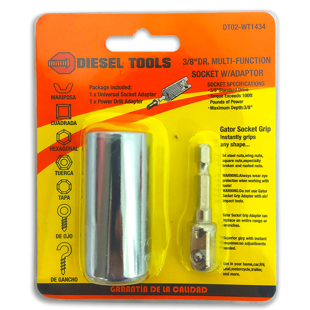Llave Multiusos 3/8" con Adaptador REF DT02-WT1434