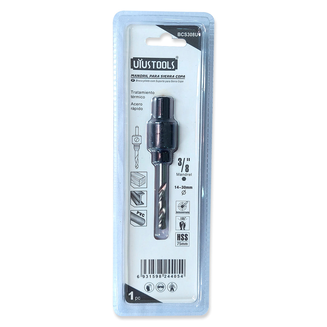 Mandril Para Sierra Copa 3/8" REF BCS308U