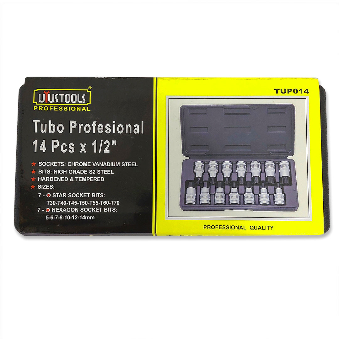 Juego Copas de Tubo x14 REF TUP014