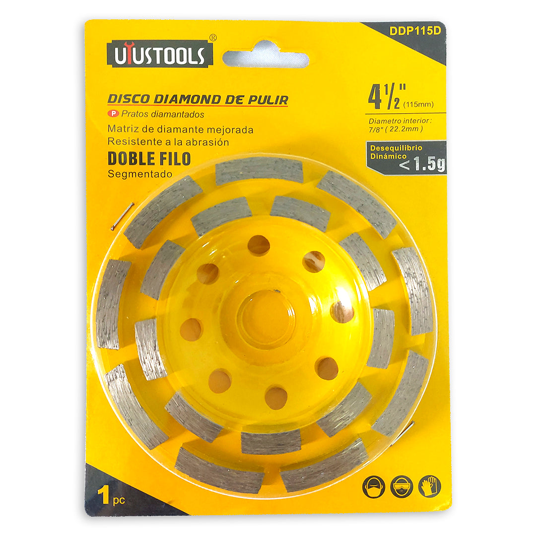 Disco Diamond Para Pulir 115mm Uyustools REF DDP115D