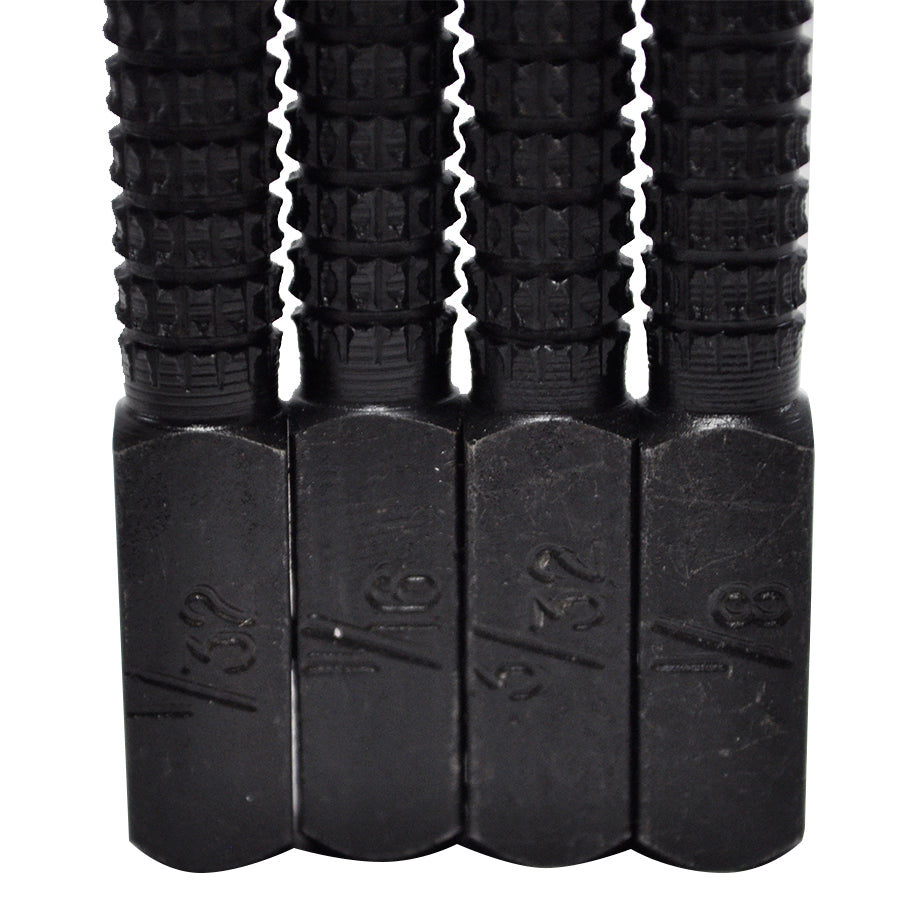 Centro Punto 4pcs (1/32"-1/16"-3/32"-1/8") REF CTP401