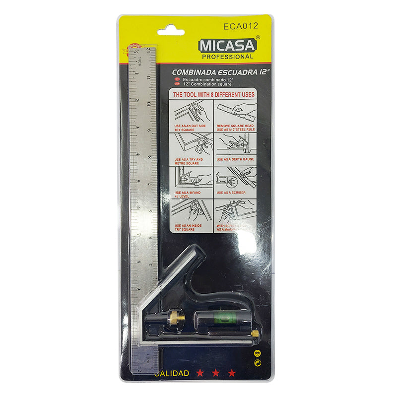 Escuadra Combinada 12" REF ECA012