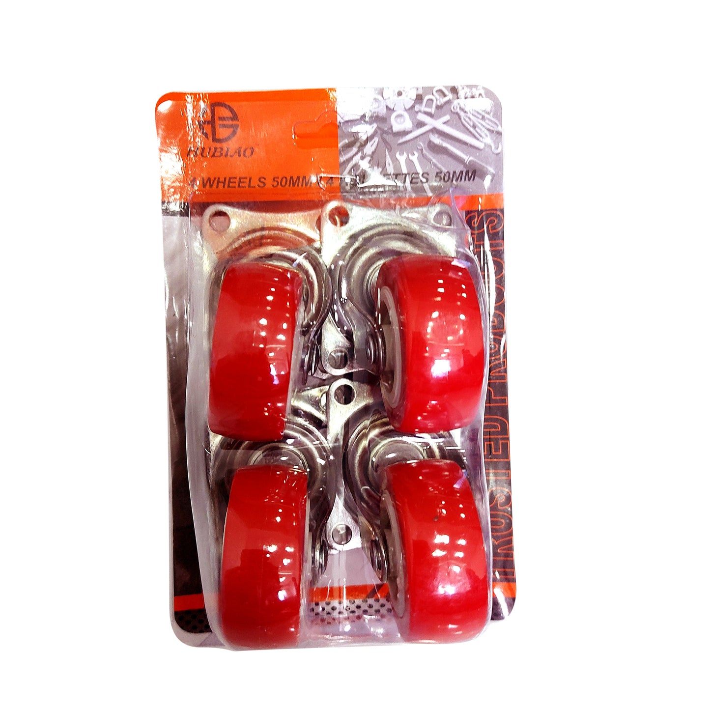 Rodachina x4 2” Roja 2 Paquetes REF HC99465