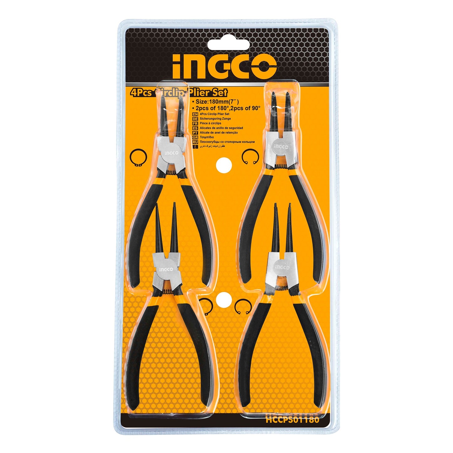 Set Alicates x4 INGCO REF HCCPS01180