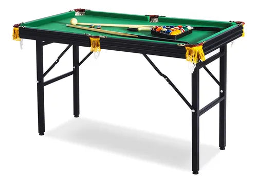 Billar Pool base metálica 120x62x68cm  12080BM
