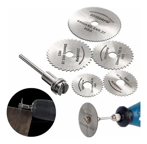 Set Discos De Sierra Mototools X 6 Unidades RT202404