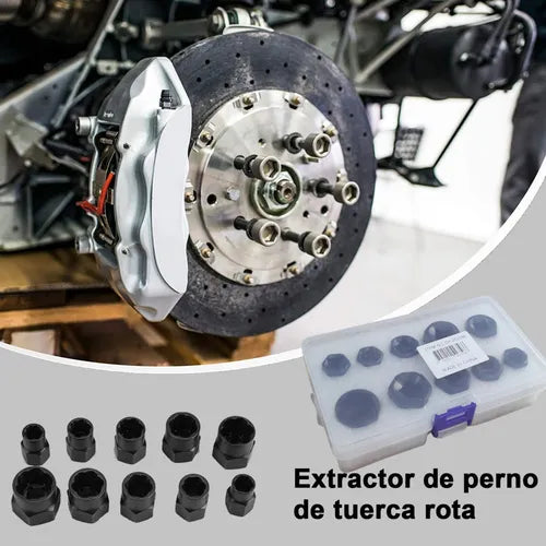 Extractor De Tuercas Pernos Dañados X10und  Dy-202356
