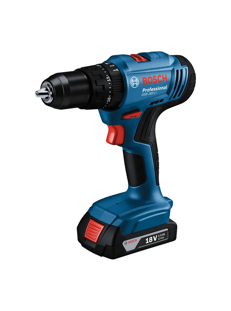 Taladro percutor BOSCH GSB 183-LI 2BAT+CARGADOR