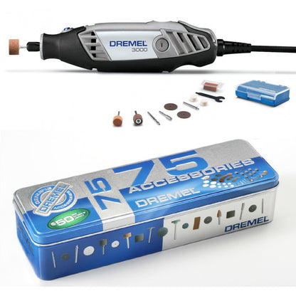 Mototool DREMEL 3000 + SET DE 75 ACCESORIOS 300-0MC