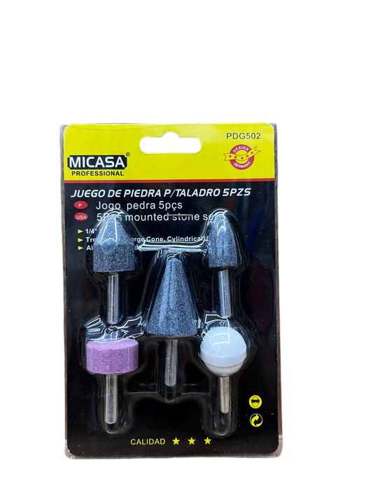 Set de fresas para Mototool X5PC PDG505