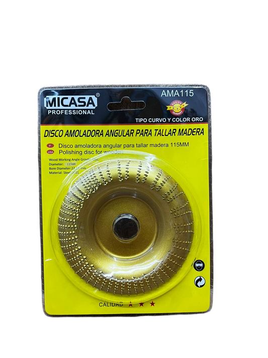 Disco para tallar y desbastar madera  AMA115