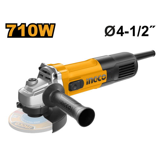 Pulidora Angular 4 1/2" 710W Ingco UAG7118