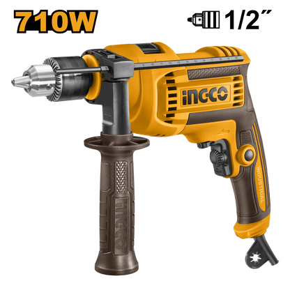 Taladro Percutor 1/2 INGCO 710W 0-2800RPM  UID7118