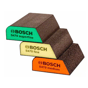 Set x3 Esponjas Abrasivas Bosch REF 252000