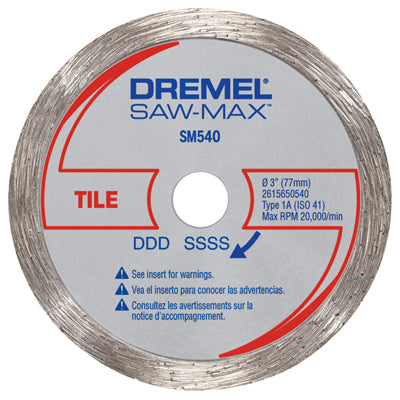 Disco de Diamante SM540 de 3" Para Cerámica REF 554-0AA