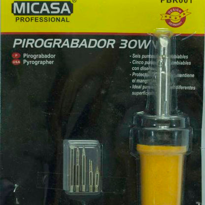 Pirograbador Con Puntas PBR001 REF HC90304