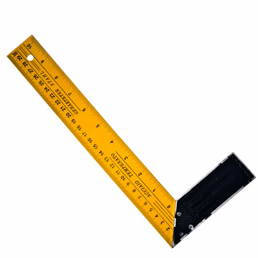 Escuadra Amarilla 30 cm REF HC90311
