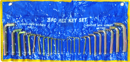 Set Llaves Hexagonales 25 Pzas REF YAA025